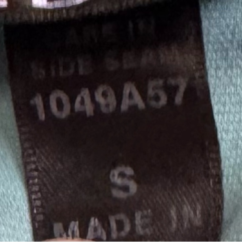 Y2K A. Byer Teal Women's Blouse with Ring Detail - Picture 7 of 7
